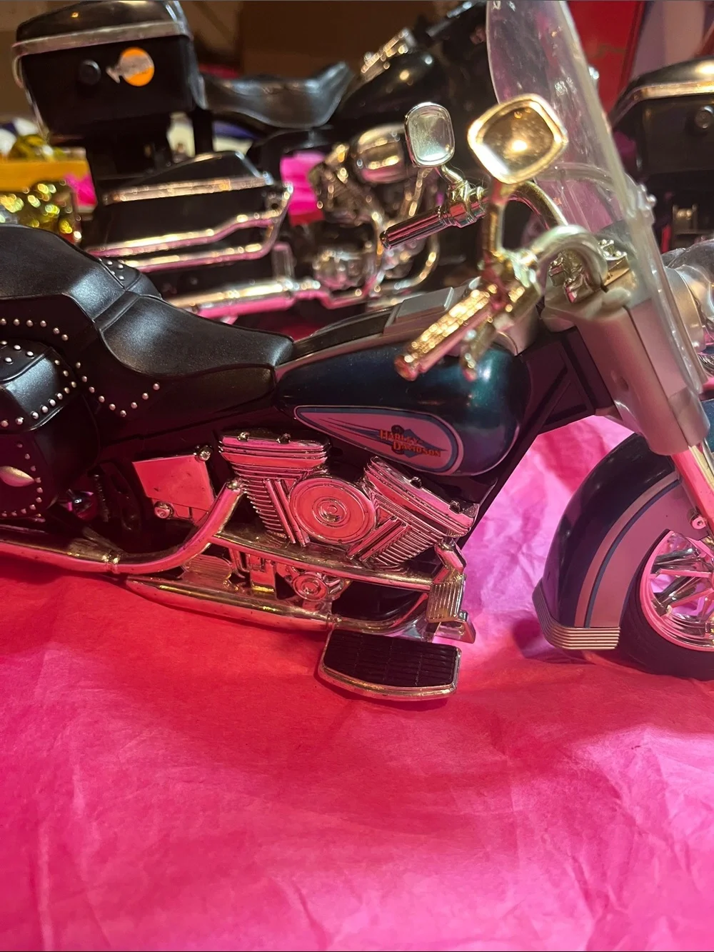 Harley-Davidson detailed green